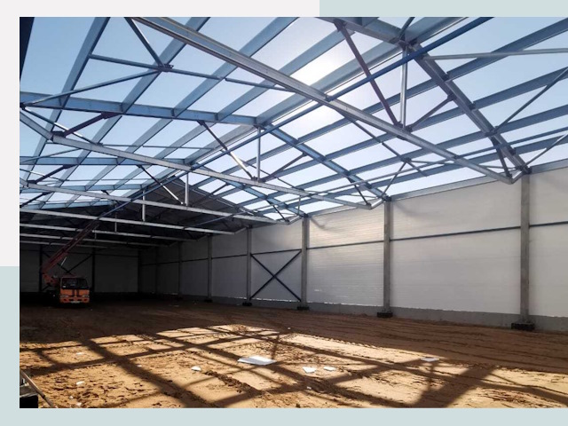 Строительство сенохранилищ в Каменске-Уральском