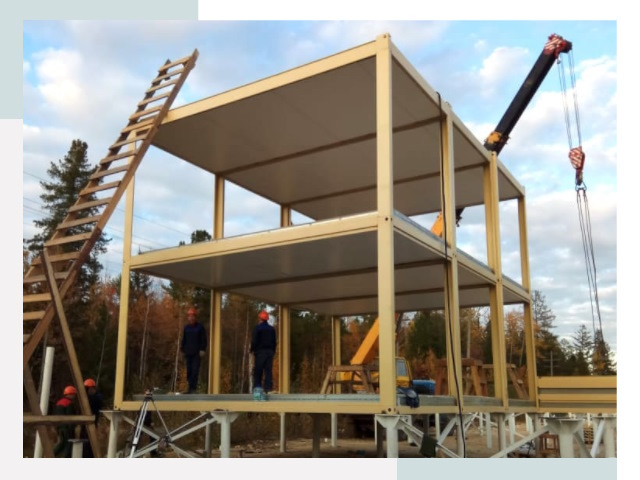 Строительство модульных здания Каменск-Уральский