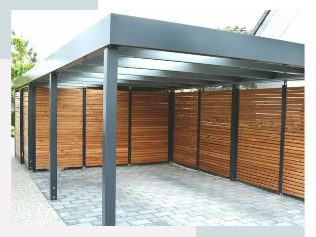 Навесы для парковки в Каменске-Уральском