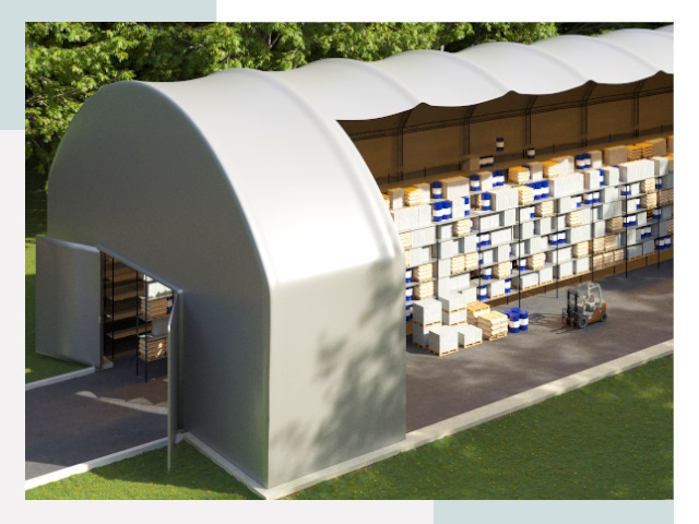 Тентовые ангары в Каменске-Уральском