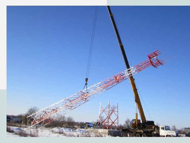 Строительство башен связи в Каменске-Уральском от 638 руб.