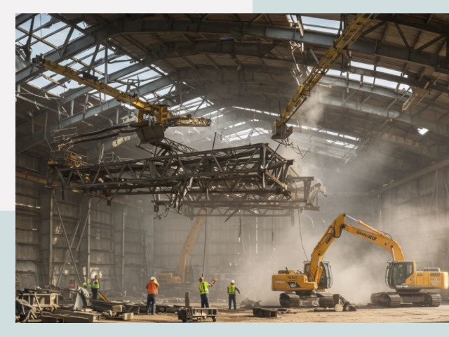 Демонтаж ангаров в Каменске-Уральском от 638 руб. за м²