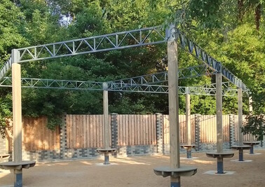 Терраса из металлоконструкций под ключ, проектирование, изготовление и монтаж от СтальСтрой-Кмн